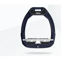 Produktbild von Flex-On Safe-On Sicherheitsreitsteigbügel Flach mit Grip in Blau Grau Schwarz