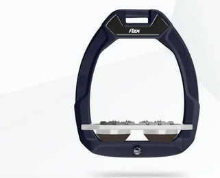 Flex-On Safe-On Sicherheitsreitsteigbügel Flach Ultra Grip Braun Grau Braun – Bild 1 von 1
