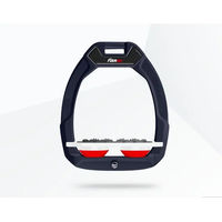 Produktbild von Flex-On Safe-On Sicherheitsreitsteigbügel Flach Ultra Grip Grün Weiß Rot