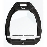 Produktbild von Flex-On Safe-On Sicherheitsreitsteigbügel Flach Ultra Grip Schwarz/Weiß/Schwarz