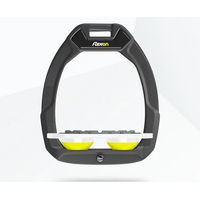 Produktbild von Flex-On Safe-On Sicherheitsreitsteigbügel Flat Grip Anthrazit Weiß Gelb