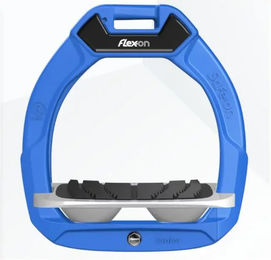 Flex-On Safe-On Sicherheitsreitsteigbügel für Kinder in Blau/Grau – Bild 1 von 1