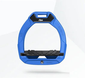 Flex-On Safe-On Sicherheitsreitsteigbügel für Kinder in Blau Schwarz Marine mit Grip – Bild 1 von 1