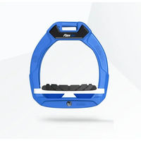 Produktbild von Flex-On Safe-On Sicherheitsreitsteigbügel für Kinder in Blau Weiß Blau mit Grip
