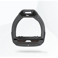 Produktbild von Flex-On Safe-On Sicherheitsreitsteigbügel für Kinder mit Grip in Anthrazit Schwarz Braun
