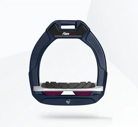 Flex-On Safe-On Sicherheitsreitsteigbügel für Kinder mit Grip in Marine Grau oder Lila – Bild 1 von 1