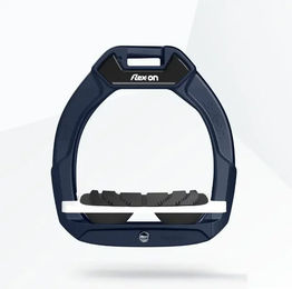 Flex-On Safe-On Sicherheitsreitsteigbügel für Kinder mit Grip in Marine Weiß oder Schwarz – Bild 1 von 1