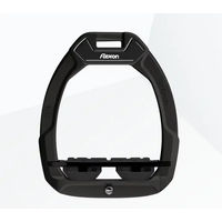 Produktbild von Flex-On Safe-On Sicherheitsreitsteigbügel mit flachem Grip in Schwarz