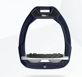 Flex-On Safe-On Sicherheitsreitsteigbügel mit Grip in Blau/Grau/Grau – Bild 1 von 1