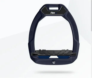 Flex-On Safe-On Sicherheitsreitsteigbügel mit Grip in Blau Schwarz Marine – Bild 1 von 1
