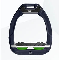 Produktbild von Flex-On Safe-On Sicherheitsreitsteigbügel mit Grip in Grün/Grau/Grün