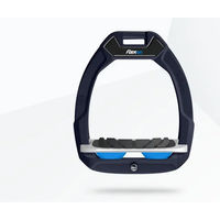 Produktbild von Flex-On Safe-On Sicherheitsreitsteigbügel mit Grip in Marine Grau Blau