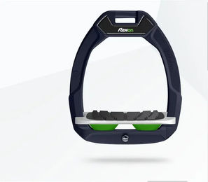 Flex-On Safe-On Sicherheitsreitsteigbügel mit Grip in Marine Grau oder Grün – Bild 1 von 1