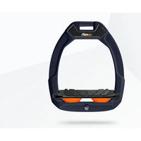 Produktbild von Flex-On Safe-On Sicherheitsreitsteigbügel mit Grip in Marine Schwarz Orange