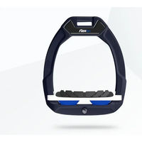 Produktbild von Flex-On Safe-On Sicherheitsreitsteigbügel mit Grip in Marine Weiß Blau