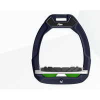 Produktbild von Flex-On Safe-On Sicherheitsreitsteigbügel mit Grip in Rot Grau Grün