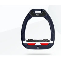 Produktbild von Flex-On Safe-On Sicherheitsreitsteigbügel mit Grip in Rot-Weiß-Rot