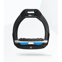 Produktbild von Flex-On Safe-On Sicherheitsreitsteigbügel mit Längsgriff für Kinder in Schwarz Grau Blau
