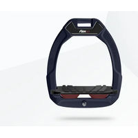Produktbild von Flex-On Safe-On Sicherheitsreitsteigbügel mit Neigung und Grip in Bordeaux Schwarz Bordeaux