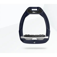 Produktbild von Flex-On Safe-On Sicherheitsreitsteigbügel mit Neigung und Grip in Marine Schwarz Grau