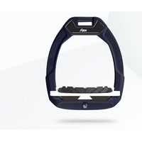 Produktbild von Flex-On Safe-On Sicherheitsreitsteigbügel mit Neigung und Grip in Rot Weiß Braun