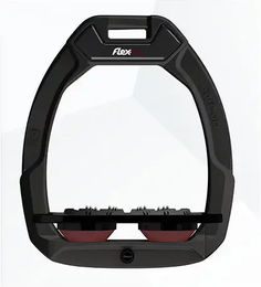 Flex-On Safe-On Sicherheitsreitsteigbügel mit Neigungs-Grip in Schwarz/Flieder – Bild 1 von 1