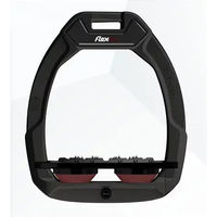 Produktbild von Flex-On Safe-On Sicherheitsreitsteigbügel mit Neigungs-Grip in Schwarz/Flieder