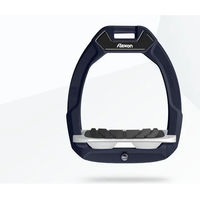 Produktbild von Flex-On Safe-On Sicherheitsreitsteigbügel mit Neigungsgriff in Braun Grau Weiß