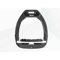 Produktbild von Flex-On Safe-On Sicherheitsreitsteigbügel mit Ultra Grip Neigung in Anthrazit Weiß Schwarz