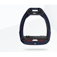 Produktbild von Flex-On Safe-On Sicherheitsreitsteigbügel mit Ultra Grip Neigung in Bordeaux/Grau/Bordeaux