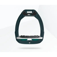 Produktbild von Flex-On Safe-On Sicherheitsreitsteigbügel mit Ultra Grip Neigung in Grün/Grau/Grün