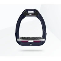 Produktbild von Flex-On Safe-On Sicherheitsreitsteigbügel mit Ultra Grip Neigung in Grün Grau Pflaume