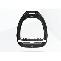 Produktbild von Flex-On Safe-On Sicherheitsreitsteigbügel mit Ultra Grip Neigung in Schwarz Weiß Anthrazit