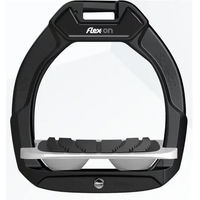 Produktbild von Flex-On Safe-On Sicherheitsreitsteigbügel neigbar mit Grip in Schwarz Grau