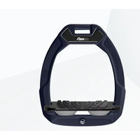 Produktbild von Flex-On Safe-On Sicherheitsreitsteigbügel neigbar mit Ultra Grip in Blau Schwarz Grau