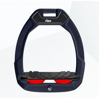 Produktbild von Flex-On Safe-On Sicherheitsreitsteigbügel Neigender Grip Grün Schwarz Rot