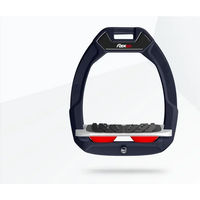 Produktbild von Flex-On Safe-On Sicherheitsreitsteigbügel Neigungs Ultra Grip Marine Grau Rot
