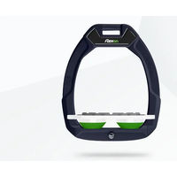 Produktbild von Flex-On Safe-On Sicherheitsreitsteigbügel Plat Grip Blau Weiß Grün