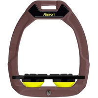Produktbild von Flex-On Safe-On Sicherheitsreitsteigbügel Plat Grip Braun Schwarz Gelb