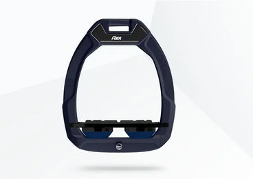 Flex-On Safe-On Sicherheitsreitsteigbügel Plat Grip Grün Schwarz Marine – Bild 1 von 1
