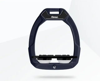 Flex-On Safe-On Sicherheitsreitsteigbügel Plat Grip Grün Schwarz Weiß – Bild 1 von 1