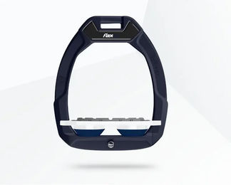 Flex-On Safe-On Sicherheitsreitsteigbügel Plat Grip Grün Weiß Marin – Bild 1 von 1