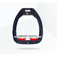 Produktbild von Flex-On Safe-On Sicherheitsreitsteigbügel Plat Grip Marine Grau Rot