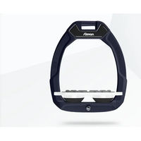 Produktbild von Flex-On Safe-On Sicherheitsreitsteigbügel Plat Grip Marine Weiß Schwarz