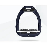 Produktbild von Flex-On Safe-On Sicherheitsreitsteigbügel Schräg aus Aluminium in Weiß/Schwarz