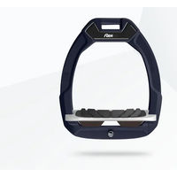 Produktbild von Flex-On Safe-On Sicherheitsreitsteigbügel Schräg mit Grip in Marine Schwarz Braun