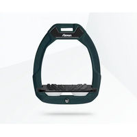 Produktbild von Flex-On Safe-On Sicherheitsreitsteigbügel Schräg Ultra Grip Grün Schwarz Weiß