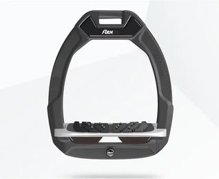 Flex-On Safe-On Sicherheitsreitsteigbügel Ultra Grip Anthrazit Grau Braun – Bild 1 von 1