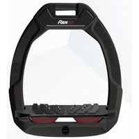 Produktbild von Flex-On Safe-On Sicherheitsreitsteigbügel Ultra Grip Schwarz/Bordeaux