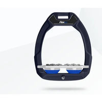 Produktbild von Flex-On Safe-On Sicherheitsreitsteigern Flach Ultra Grip Marine Grau Blau für Pferde